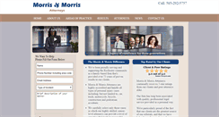Desktop Screenshot of morrisandmorrisattorneys.com